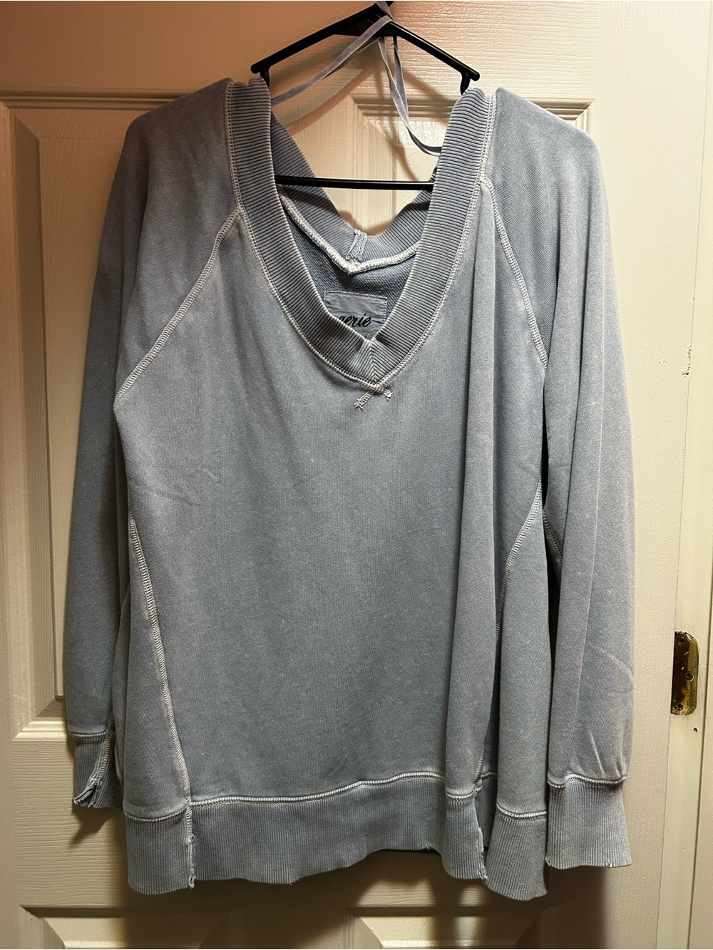 Aerie V-neck Sweatshirt